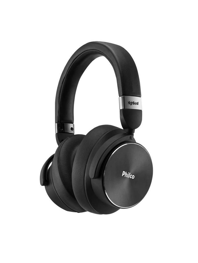 Fone de ouvido philco bluetooth noise-cancelling 30h pfo04btp – preto