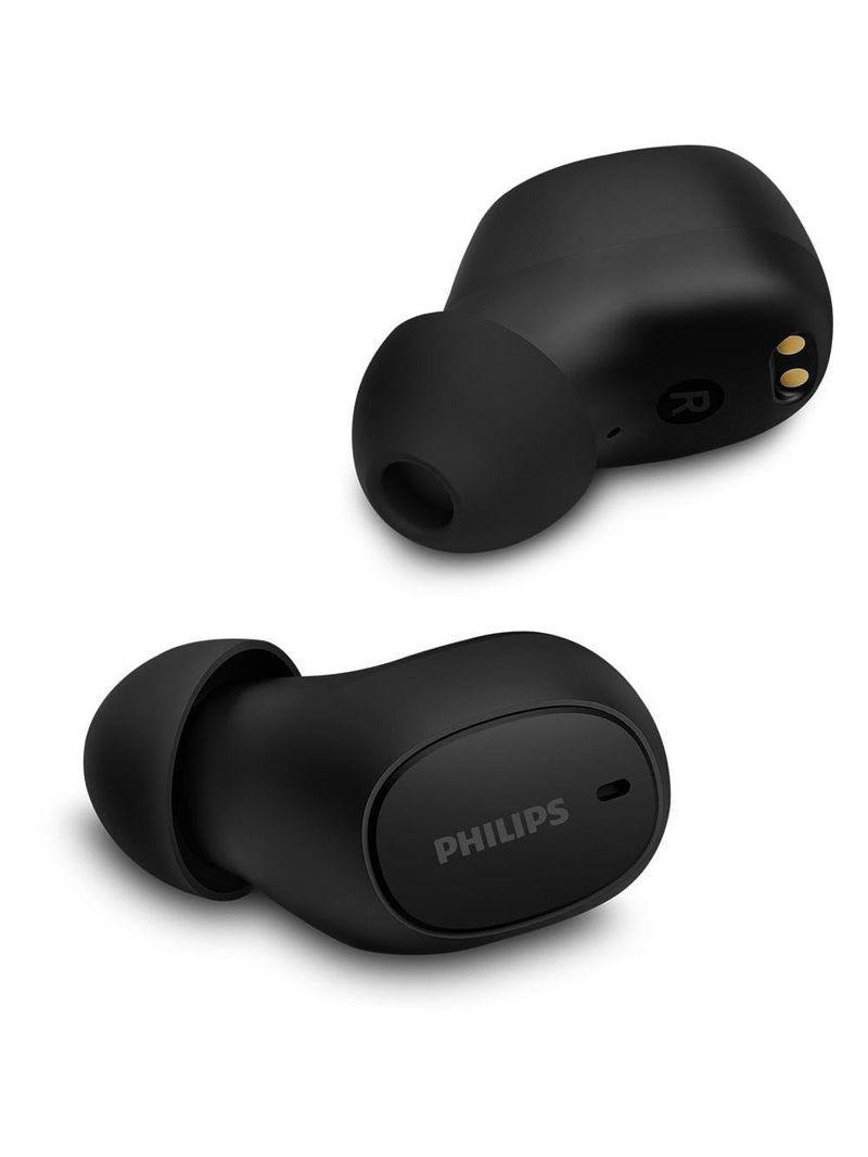 Fone de ouvido philips tat2500bk/00 intra-auricular true wireless bluetooth cancelamento de ruído 24h bateria preto