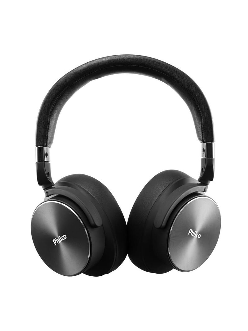 Fone de ouvido philco bluetooth noise-cancelling 30h pfo04btp – preto