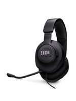 Fone de ouvido headset gamer jbl quantum 100m2 over-ear com conexão p3 e microfone removível – preto