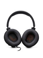 Fone de ouvido headset gamer jbl quantum 100m2 over-ear com conexão p3 e microfone removível – preto