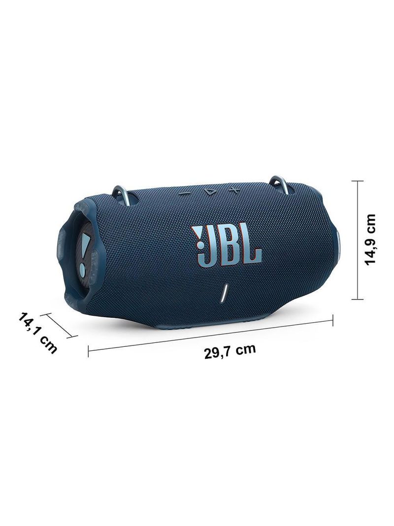 Caixa de som portátil jbl xtreme 4 com 30 w rms + 2 tweeters, bluetooth 53 e resistência à Água ip67 - azul
