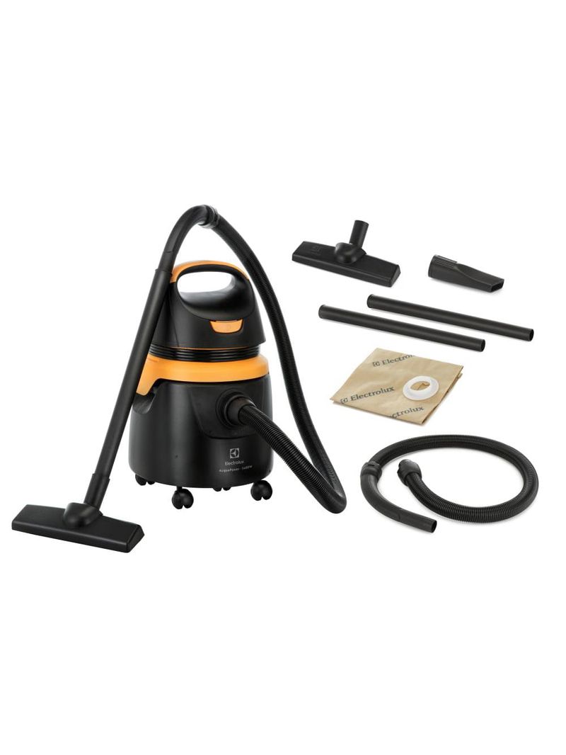 Aspirador pó e Água electrolux acqua power aqp20 1400w 10l com acessórios amarelo e preto