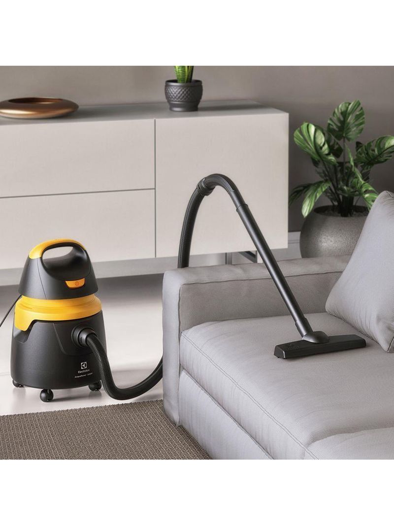 Aspirador pó e Água electrolux acqua power aqp20 1400w 10l com acessórios amarelo e preto