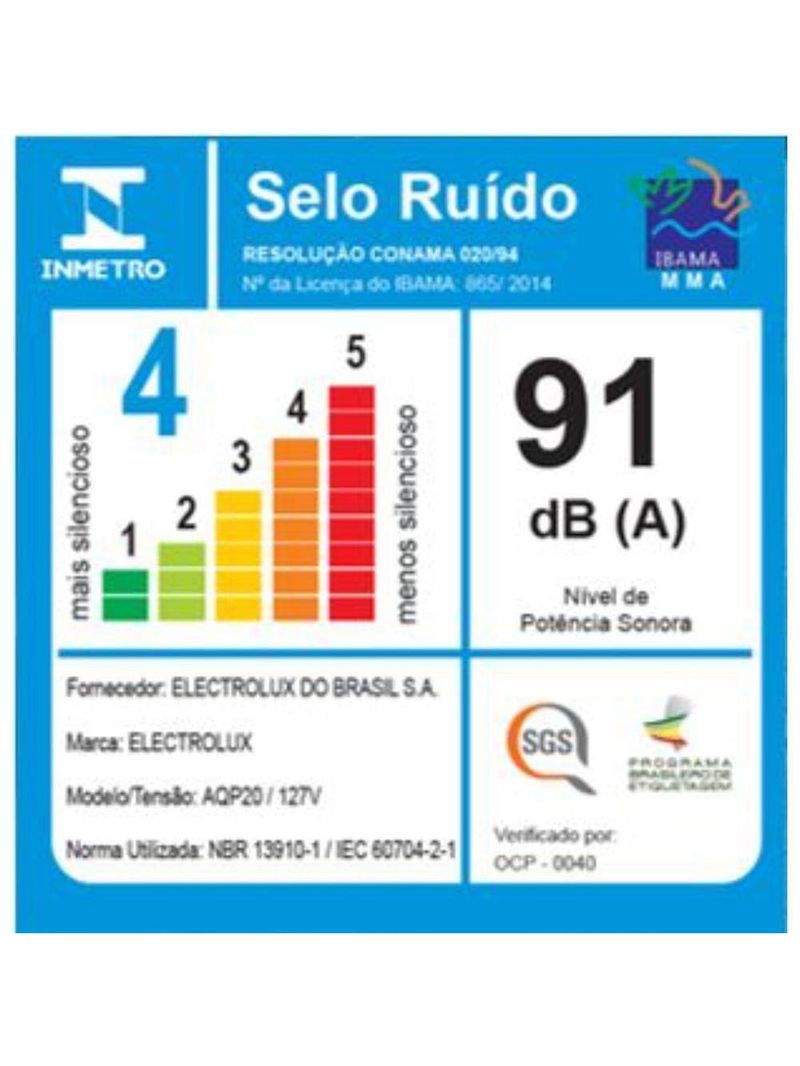 Aspirador pó e Água electrolux acqua power aqp20 1400w 10l com acessórios amarelo e preto