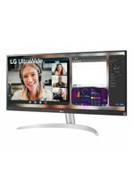 Monitor ultrawide 29" lg 29wq600-b com tela ips, full hd, 100hz, amd freesync – branco