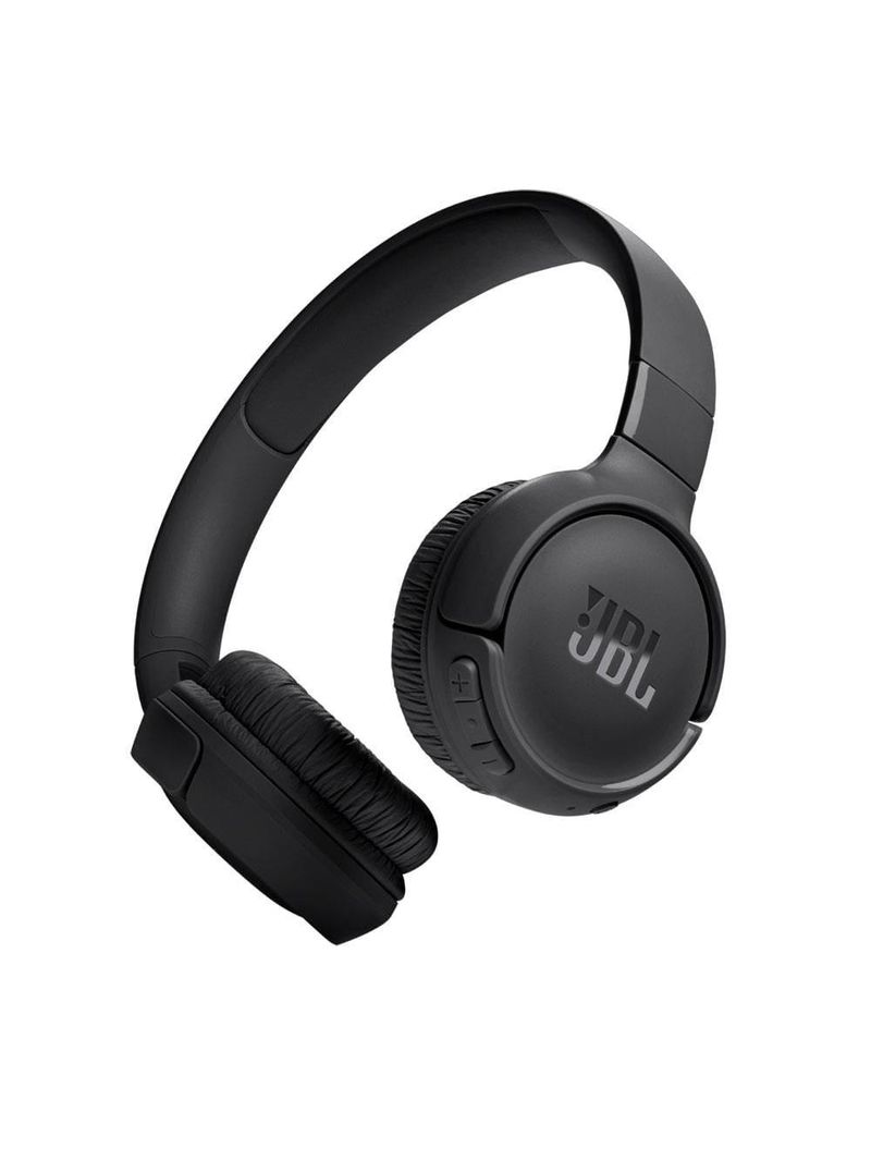 Headphone jbl tune 520bt bluetooth 53, pure bass sound, microfone integrado e conexão multi-point - preto