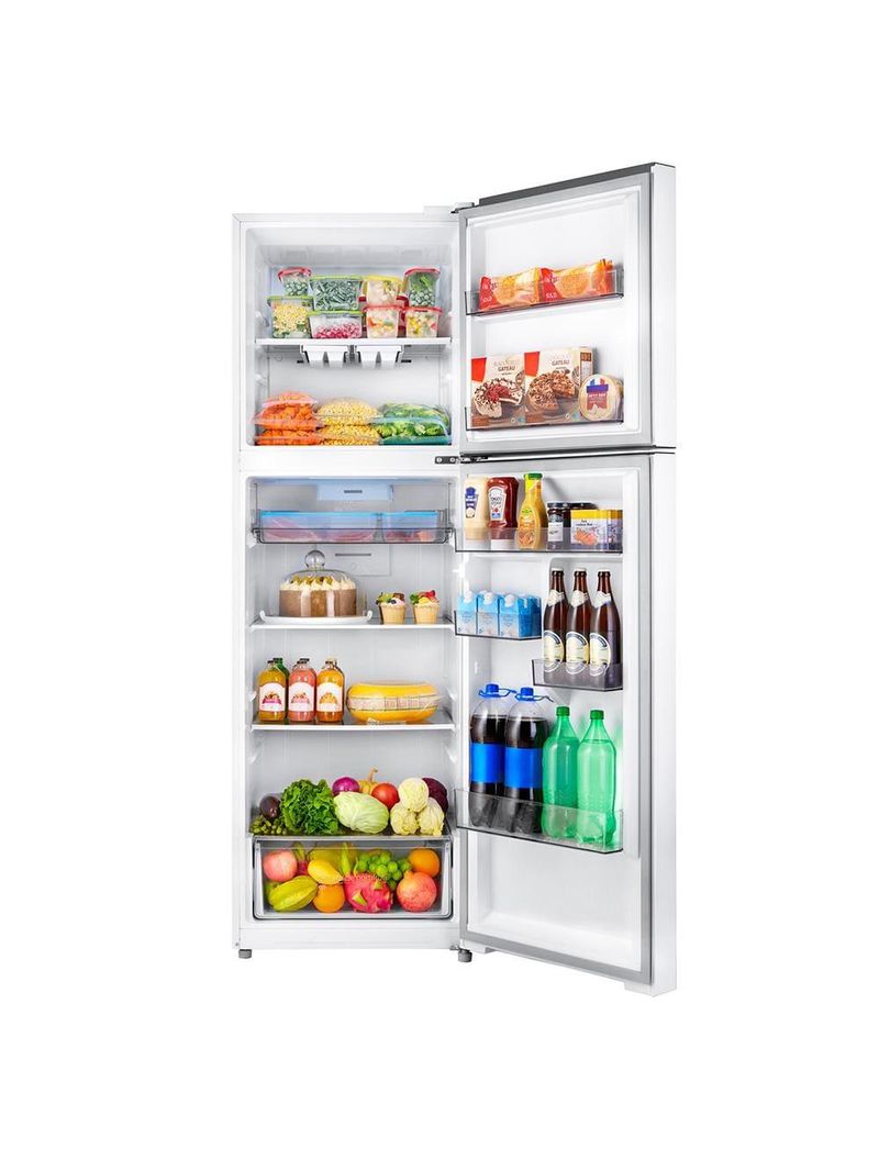 Geladeira midea duplex md-rt572evd011 frost free branca com painel touch e turbo freezer – 425 litros