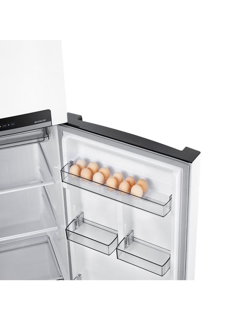 Geladeira midea duplex md-rt572evd011 frost free branca com painel touch e turbo freezer – 425 litros