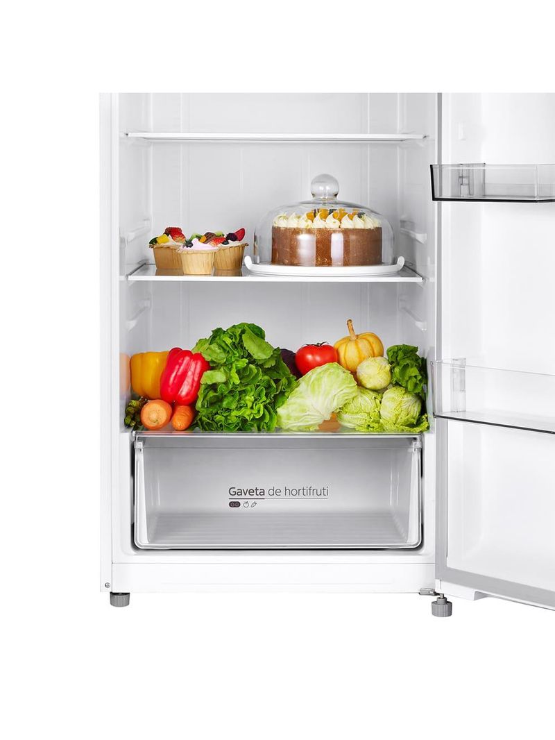 Geladeira midea duplex md-rt572evd011 frost free branca com painel touch e turbo freezer – 425 litros