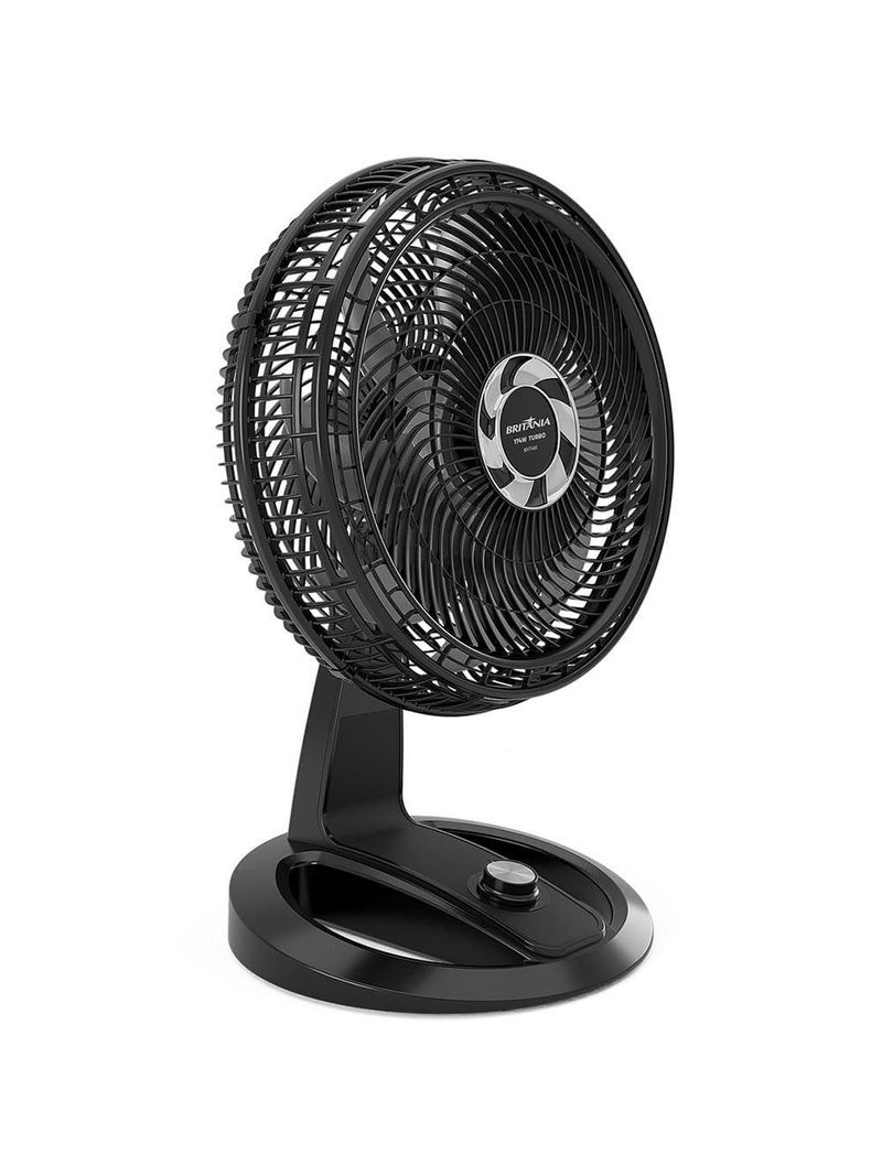 Ventilador de mesa britânia maxx force bvt481 47cm com 3 velocidades e 8 pás - preto