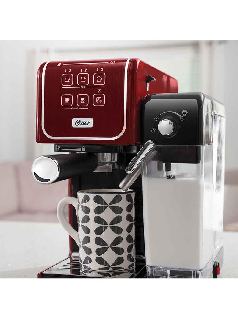 Cafeteira espresso oster primalatte touch 6801 - vermelha