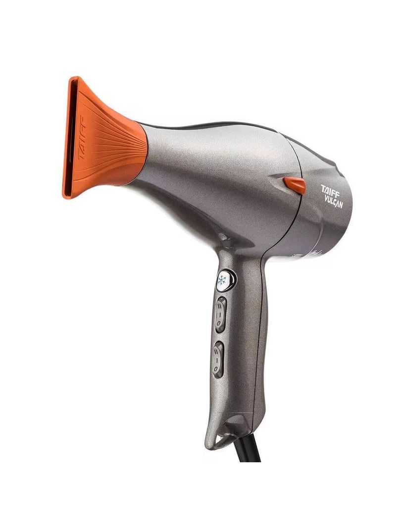 Secador de cabelos taiff vulcan diamante Íon cerâmica motor ac profissional 2500w - grafite