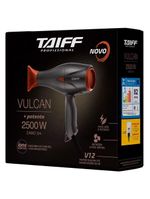 Secador de cabelos taiff vulcan diamante Íon cerâmica motor ac profissional 2500w - grafite