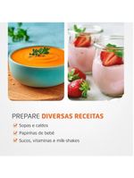 Mixer mondial pratic m-15-b 2 em 1 com copo medidor preto – 200 w