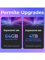 Notebook Positivo Vision R15M AMD® Ryzen 7-5825U Linux 32GB RAM 512GB SSD Wi-Fi 6 Tela 15” Full HD IPS - Minitela Preto