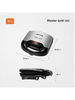 Sanduicheira mondial master grill s-20 - preto/inox