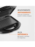 Sanduicheira mondial master grill s-20 - preto/inox