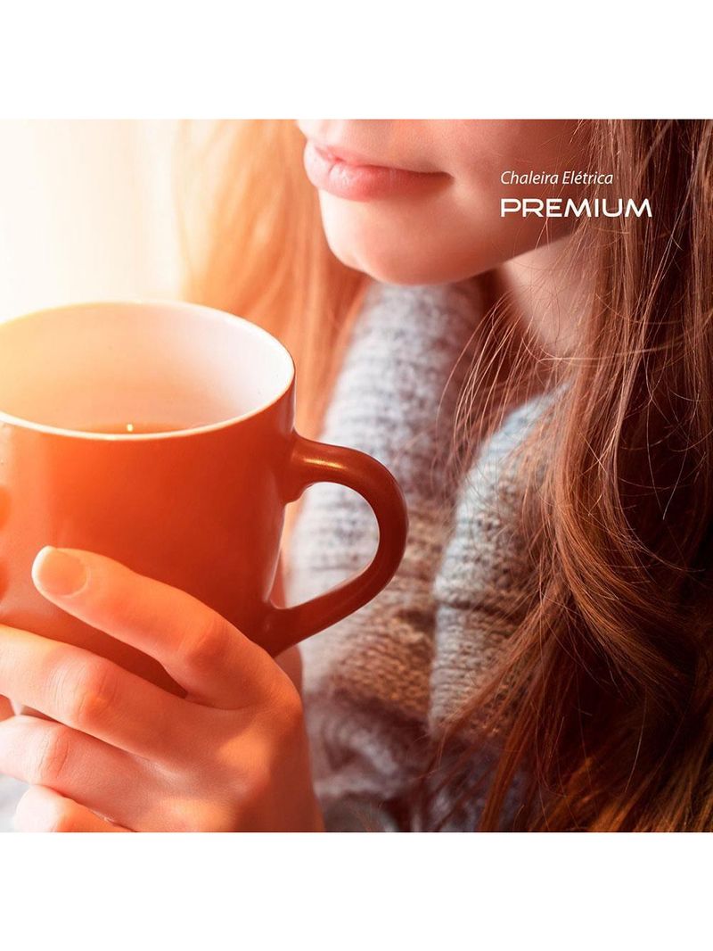 Chaleira elétrica mondial ce-06-r 2 litros 1200w - vermelha