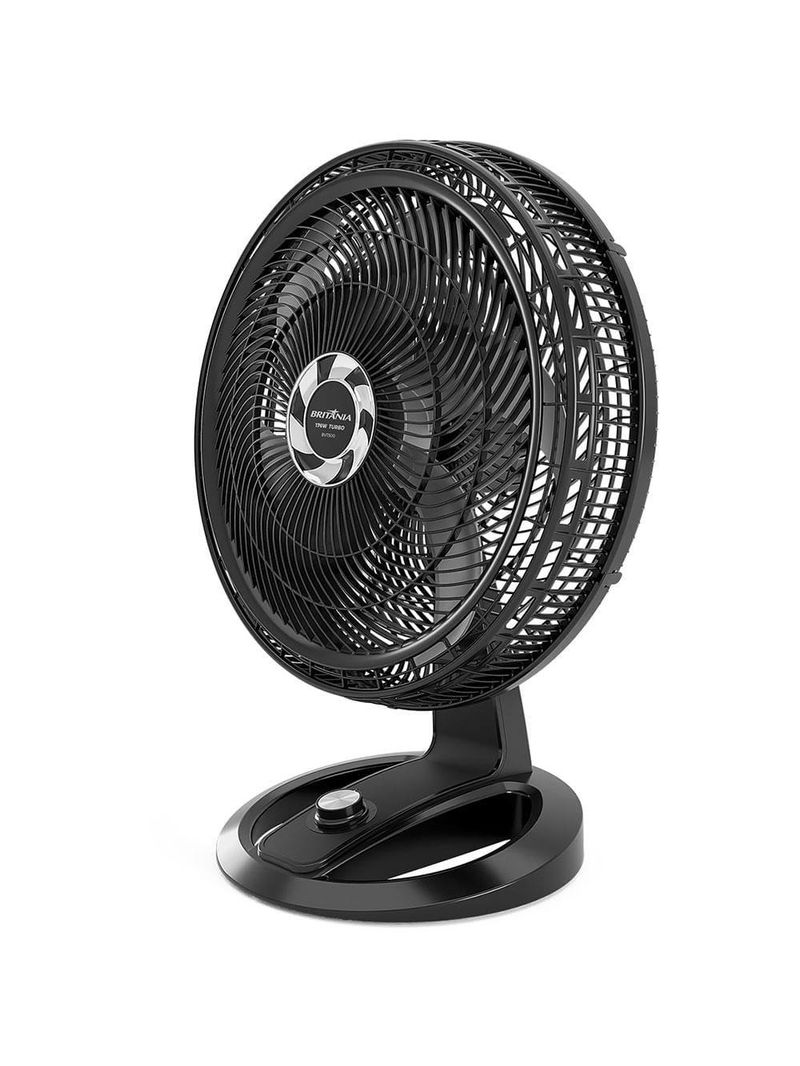Ventilador de mesa britânia maxx force bvt500 58cm com 3 velocidades e 6 pás - preto