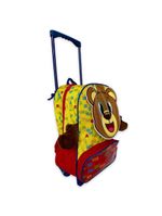 Mochila Infantil Rodinhas Urso Escolar Ursinho Menino