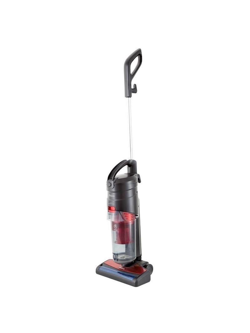 Aspirador de pó vertical philco power clean pas4000v 2000w – preto/vermelho