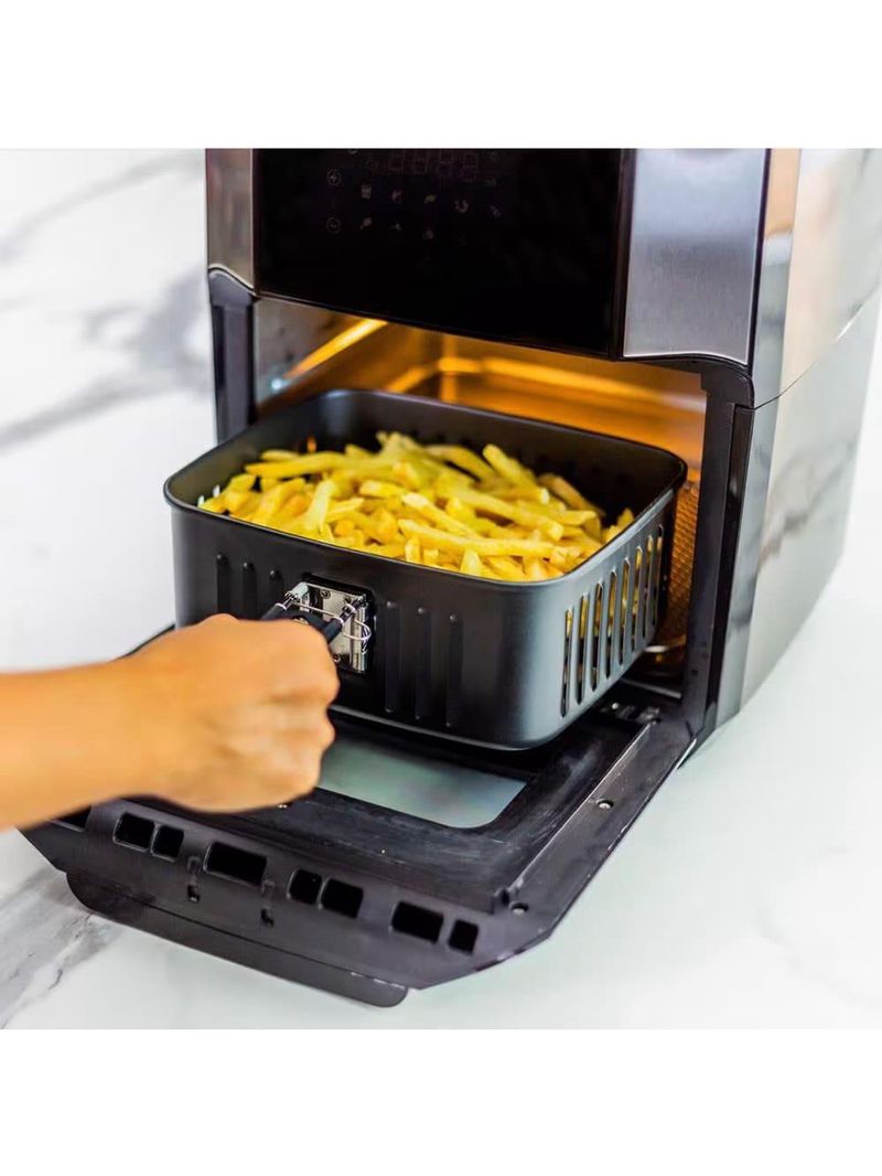 Fritadeira elétrica sem Óleo air fry britânia oven bfr2100p 12l - preta