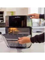 Fritadeira elétrica sem Óleo air fry britânia oven bfr2100p 12l - preta