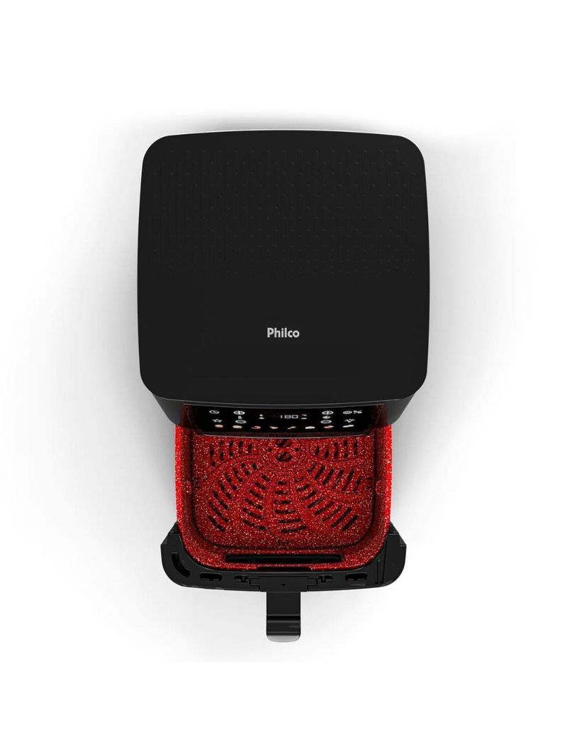 Fritadeira elétrica philco paf65a redstone 6,5l 1700w air flow preta