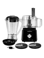 Multiprocessador de alimentos britânia turbo 5 em 1 bmp900p com 2 velocidades + pulsar 1000w - preto