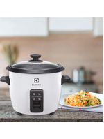 Panela elétrica de arroz electrolux easyline rcb50 7 xícaras - branca