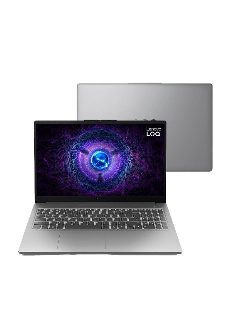 Notebook lenovo intel core i5 16gb ram 512gb ssd tela 15,6" 144hz rtx3050 windows 11 - loq-e 83me0007br