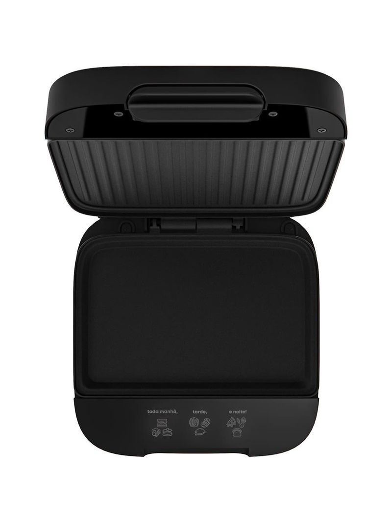 Sanduicheira elétrica cadence click 750w com botão liga e desliga - san400