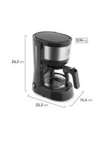 Cafeteira elétrica electrolux efficiente ecm10 15 xícaras - preta