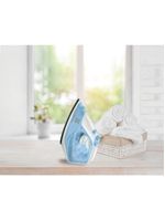 Ferro de passar a vapor base antiaderente com spray electrolux easyline sie60 azul