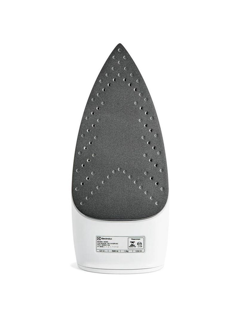 Ferro de passar a vapor base antiaderente com spray electrolux easyline sie60 azul