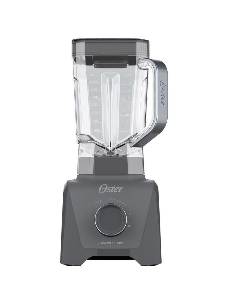Liquidificador oster 1100 full oliq606 cinza com 12 velocidades - 1100w