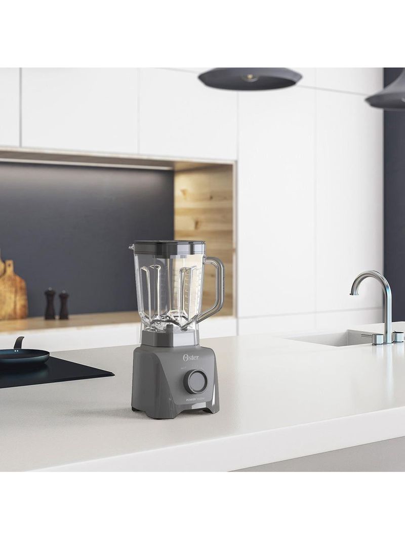 Liquidificador oster 1100 full oliq606 cinza com 12 velocidades - 1100w