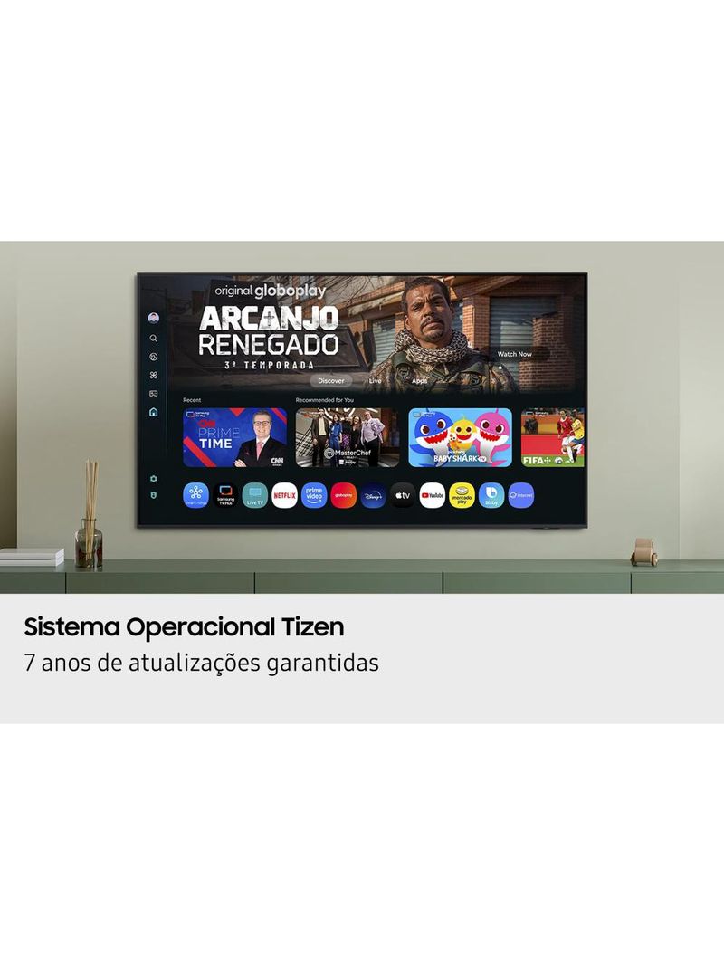 Smart tv 70" 4k uhd samsung un70u8500 crystal gaming hub