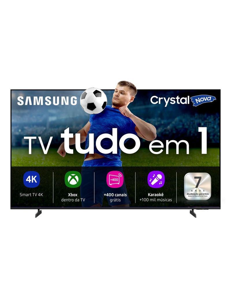 Smart tv 70" 4k uhd samsung un70u8500 crystal gaming hub