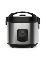 Panela elétrica de arroz electrolux efficient erc20 por rita lobo com trava de segurança 3,5l – inox e preta