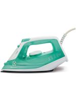 Ferro de passar a vapor base cerâmica com spray electrolux easyline sie70 verde