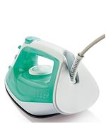 Ferro de passar a vapor base cerâmica com spray electrolux easyline sie70 verde