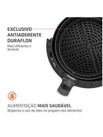 Fritadeira elétrica sem Óleo air fryer mondial af-30 family inox iv 3,5l – preta