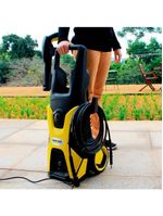 Lavadora de alta pressão karcher k4 1885psi 1700w com pistola e mangueira de 6 metros - preta/amarela