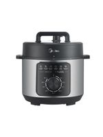 Panela De Pressão Elétrica Midea 4 Litros Mecânica Preta E Inox PPM41 110V
