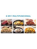 Panela De Pressão Elétrica Midea 4 Litros Mecânica Preta E Inox PPM41 110V