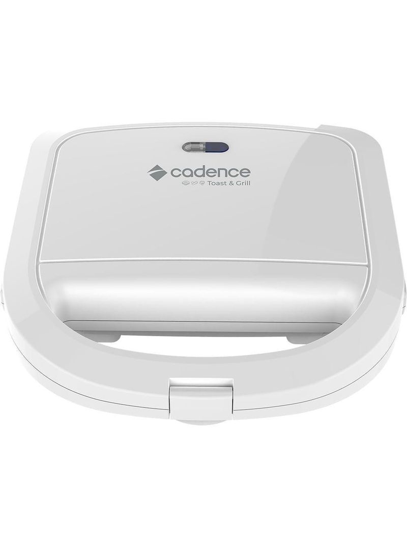 Sanduicheira Elétrica Cadence Toast & Grill Branca 110V