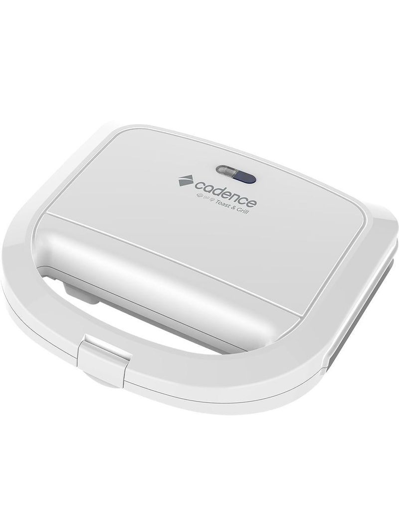 Sanduicheira Elétrica Cadence Toast & Grill Branca 110V