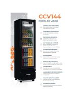 Cervejeira Imbera 244L Porta Vidro Preto 220V